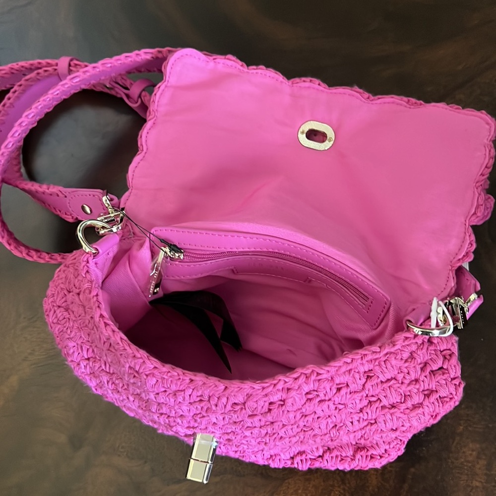 Ted Baker Maglila Knitted Crochet CrossBody Bag. - Picture 11 of 16